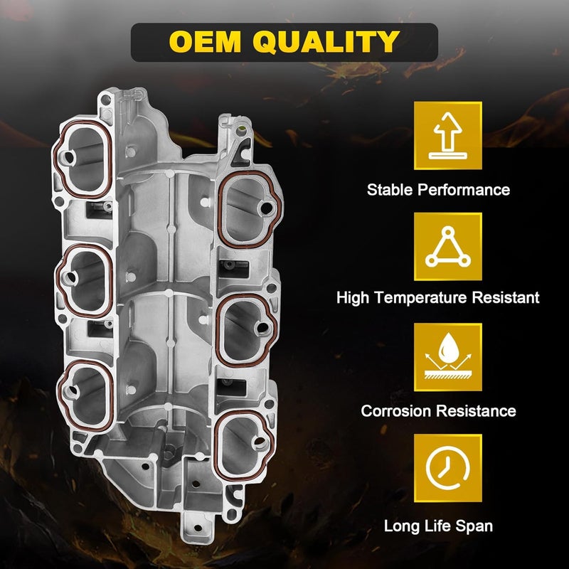 YEHERIT Store Upgraded Full Aluminum Engine Lower Intake Manifold Compatible with 2011-2020 Dodge Chrysler Jeep RAM - Durango Charger Challenger Avenger Town & Country ProMaster Grand Cherokee 3.6L V6 - Image 5
